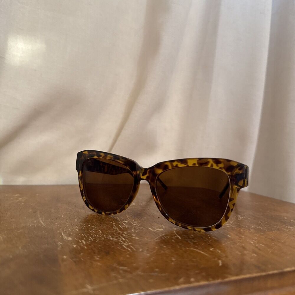 Zenni Sunglasses Eyeglasses FRAME Tortoise Shell Brown Thick Square‎ Chic